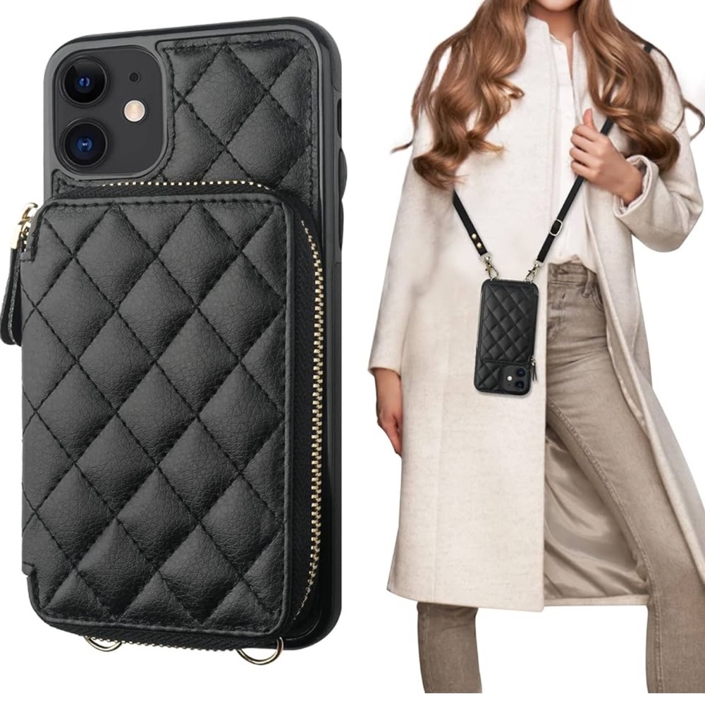 Bocasal Crossbody Wallet Case for iPhone 11 $20